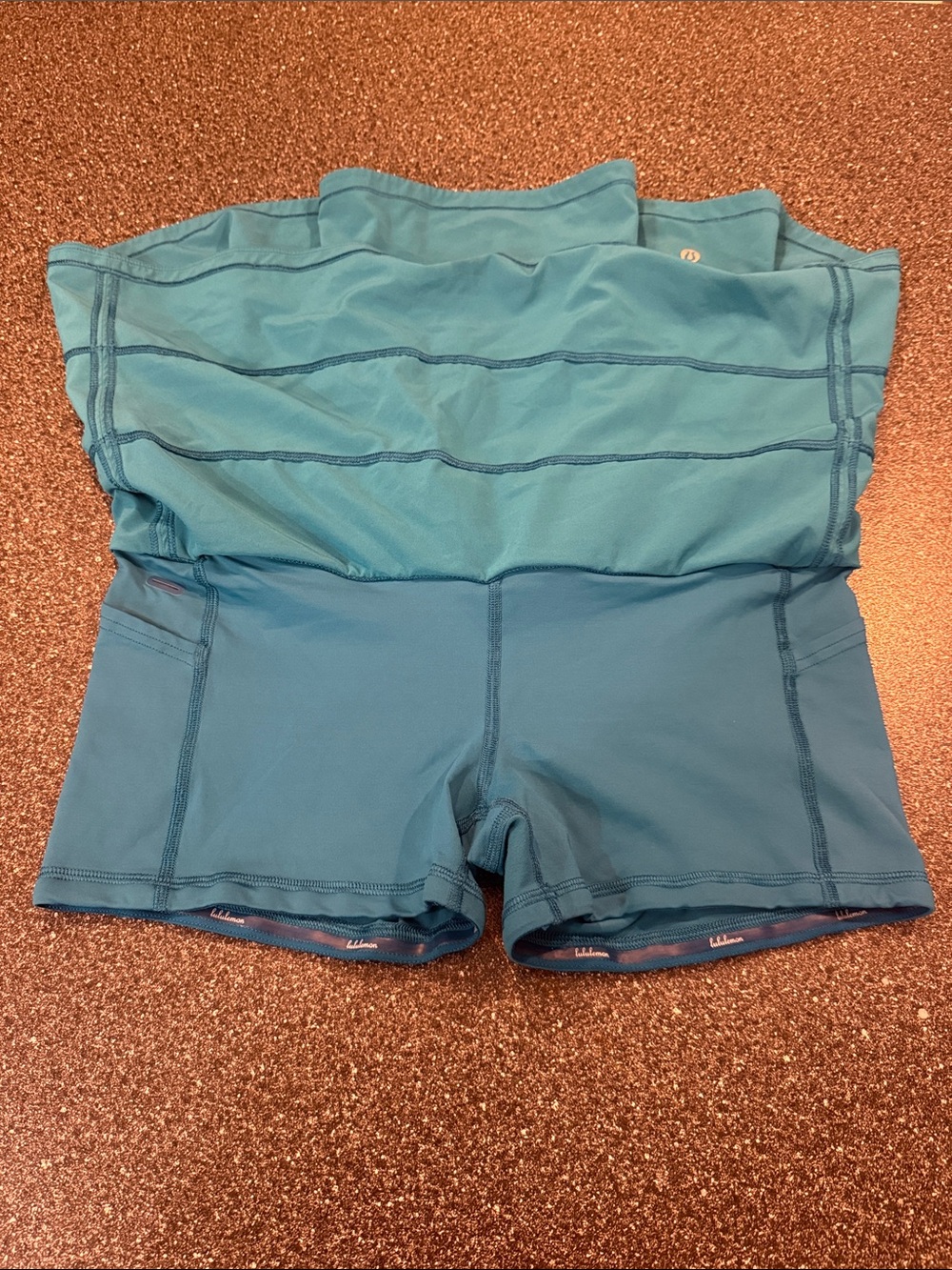 Women’s lululemon athletica Teal Blue Athletic Skort - size 8 Tall - Picture 7 of 7